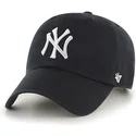 czarna-zakrzywiona-czapka-dla-dzieci-new-york-yankees-mlb-marki-47-brand
