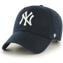 kepure-islenkta-tamsiai-melyna-reguliuojama-juostele-vaikams-new-york-yankees-mlb-47-brand