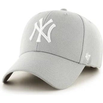 Cap išlenkta gray adjustable strap New York Yankees MLB 47 Brand