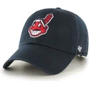 kepure-islenkta-tamsiai-melyna-reguliuojamas-cleveland-indians-mlb-47-brand