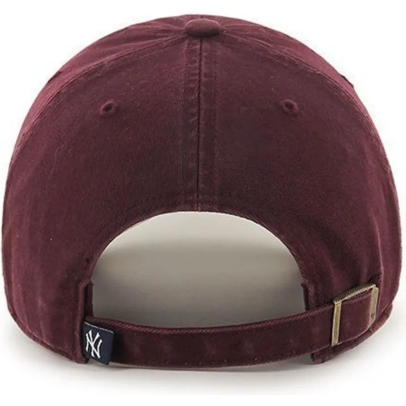 czapka-z-daszkiem-bordowa-new-york-yankees-mlb-clean-up-od-47-brand