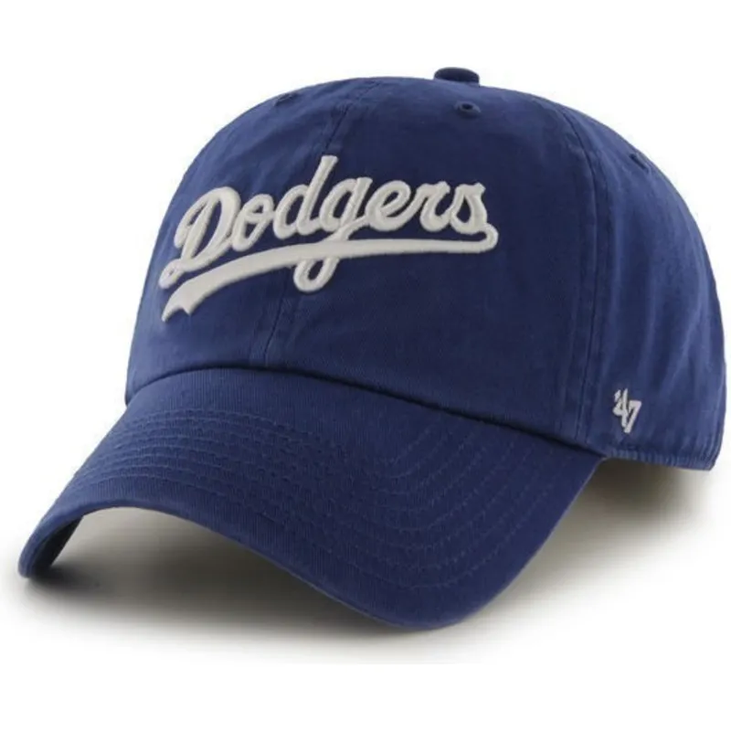 kepure-islenkta-melyna-reguliuojamas-letras-los-angeles-dodgers-mlb-47-brand