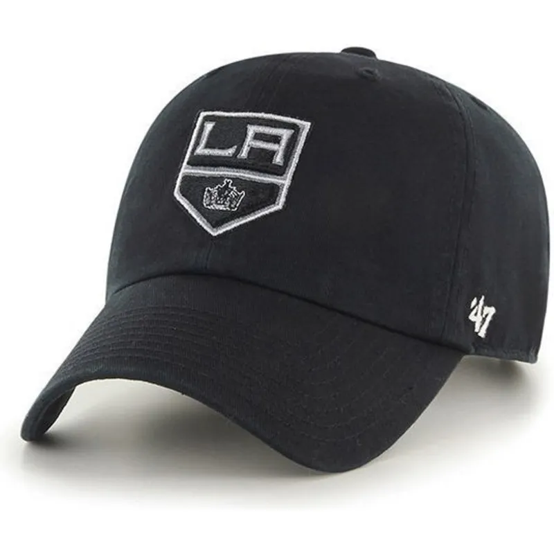 kepure-islenkta-juoda-reguliuojamas-los-angeles-kings-nhl-47-brand