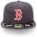 kepure-plokscia-tamsiai-melyna-priglundanti-59fifty-authentic-on-field-boston-red-sox-mlb-new-era