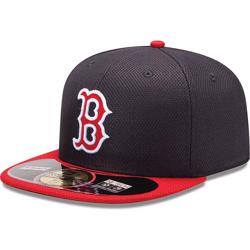 kepure-plokscia-raudona-priglundanti-59fifty-diamond-era-boston-red-sox-mlb-new-era