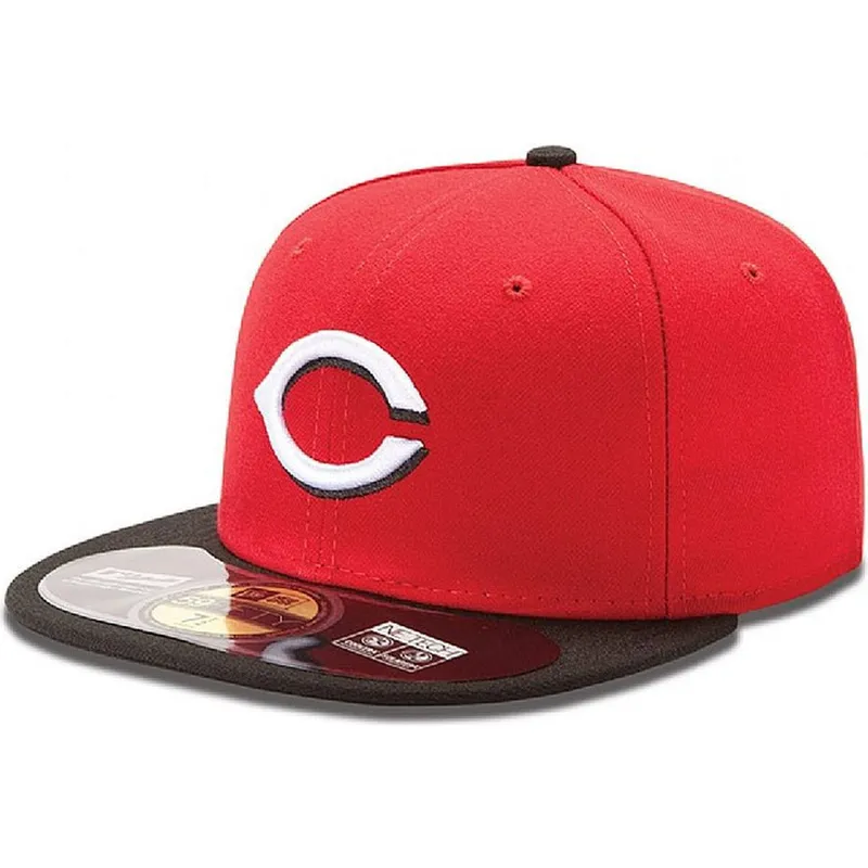 kepure-plokscia-raudona-priglundanti-59fifty-authentic-on-field-cincinnati-reds-mlb-new-era