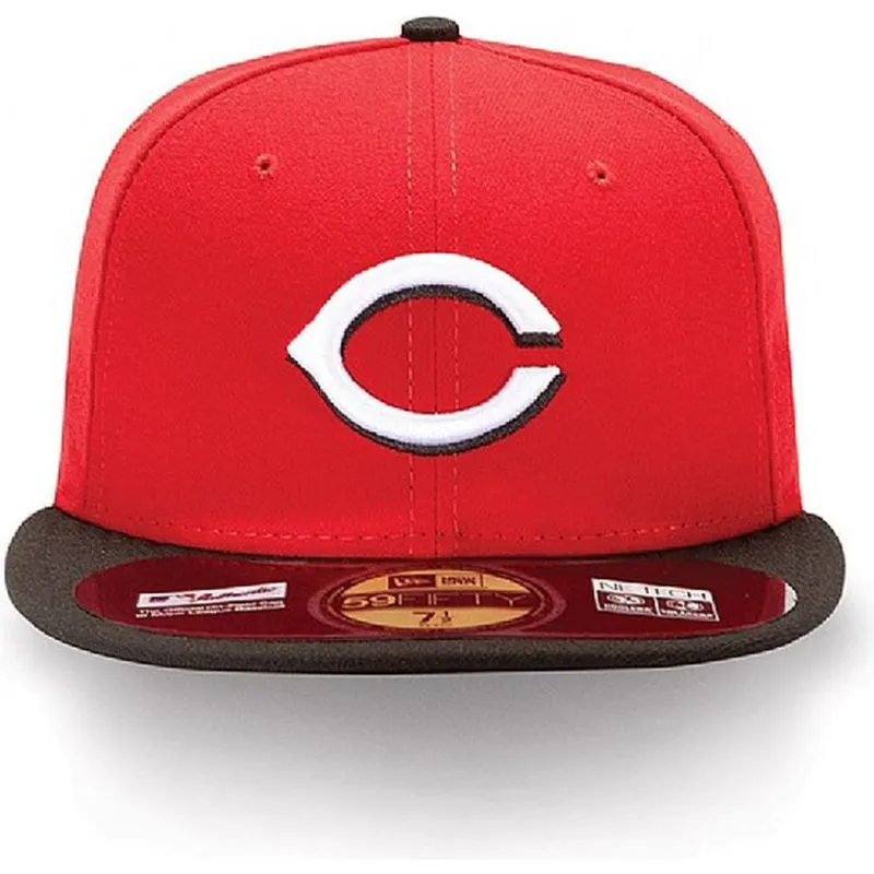 kepure-plokscia-raudona-priglundanti-59fifty-authentic-on-field-cincinnati-reds-mlb-new-era