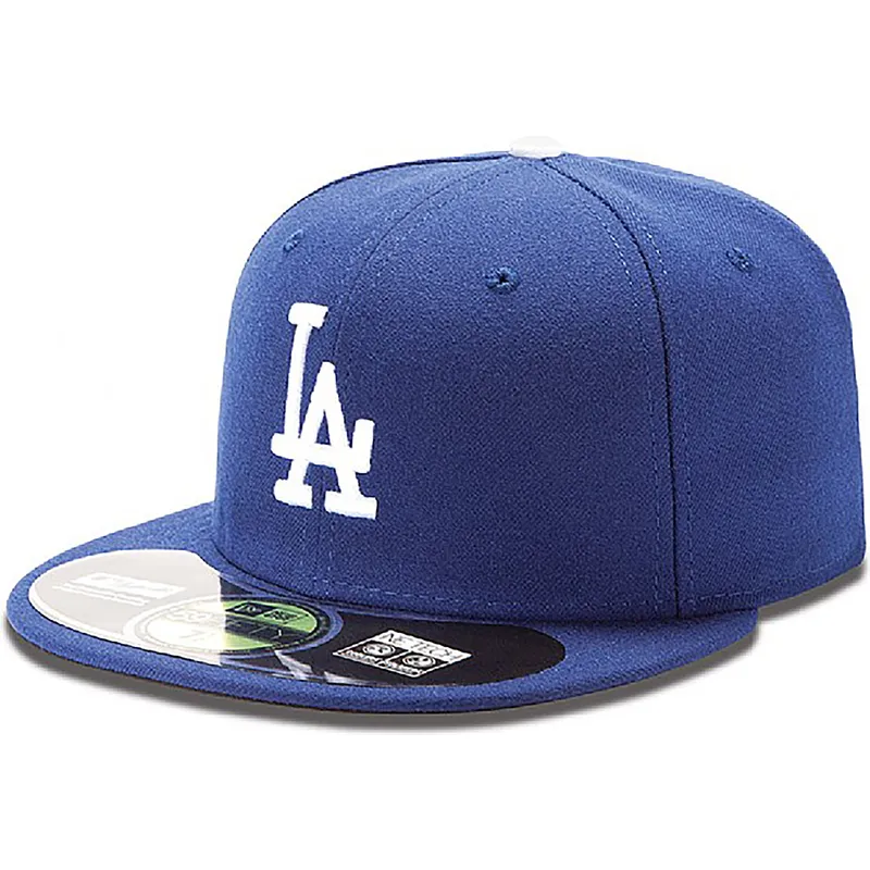 kepure-plokscia-melyna-priglundanti-59fifty-authentic-on-field-los-angeles-dodgers-mlb-new-era