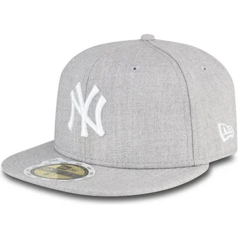 cap-plokscia-gray-ajustada-vaikams-59fifty-essential-new-york-yankees-mlb-new-era