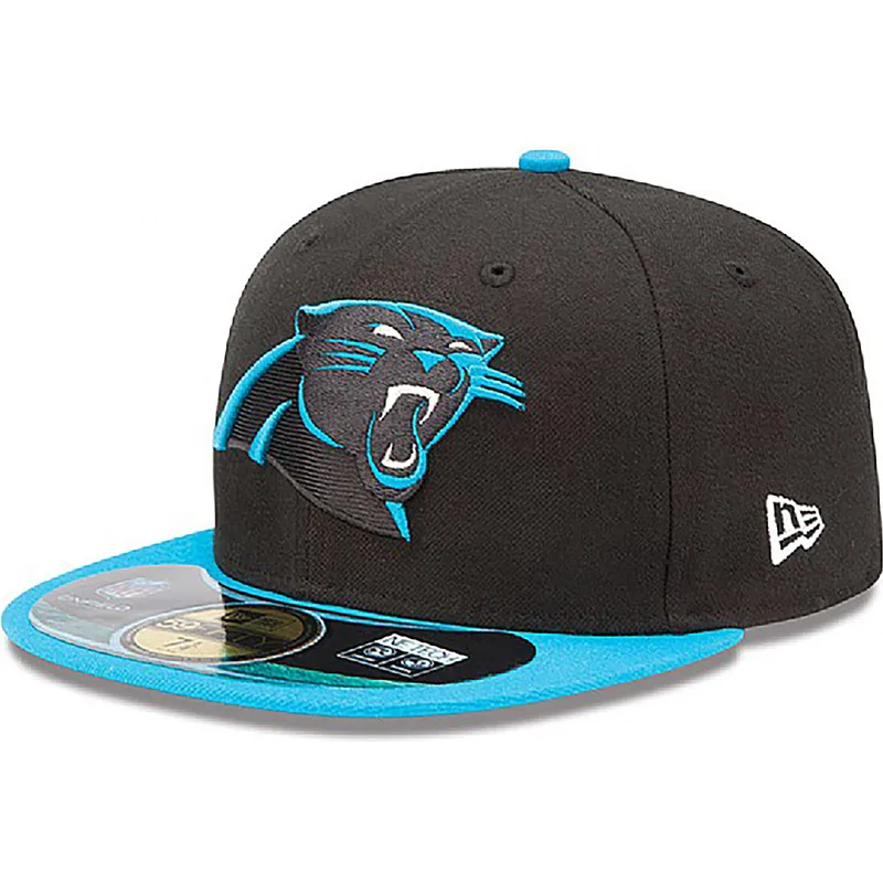 kepure-plokscia-juoda-priglundanti-59fifty-authentic-on-field-game-carolina-panthers-nfl-new-era