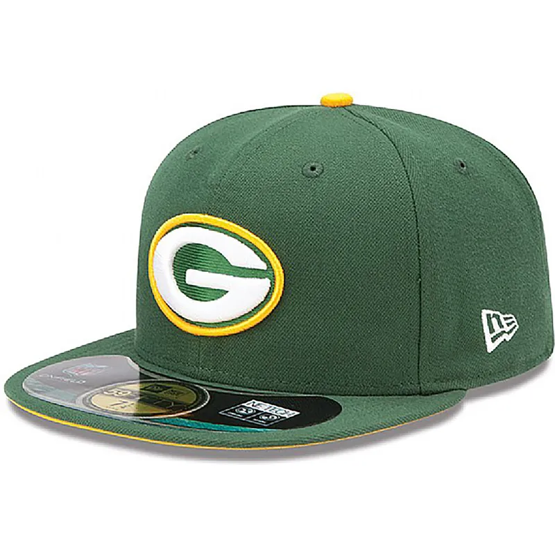 kepure-plokscia-zalia-priglundanti-59fifty-authentic-on-field-game-green-bay-packers-nfl-new-era