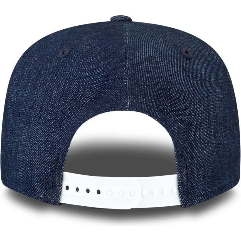 kepure-plokscia-tamsiai-melyna-snapback-9fifty-essential-denim-new-york-yankees-mlb-new-era