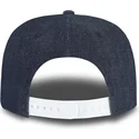 kepure-plokscia-tamsiai-melyna-snapback-vaikams-9fifty-essential-denim-new-york-yankees-mlb-new-era